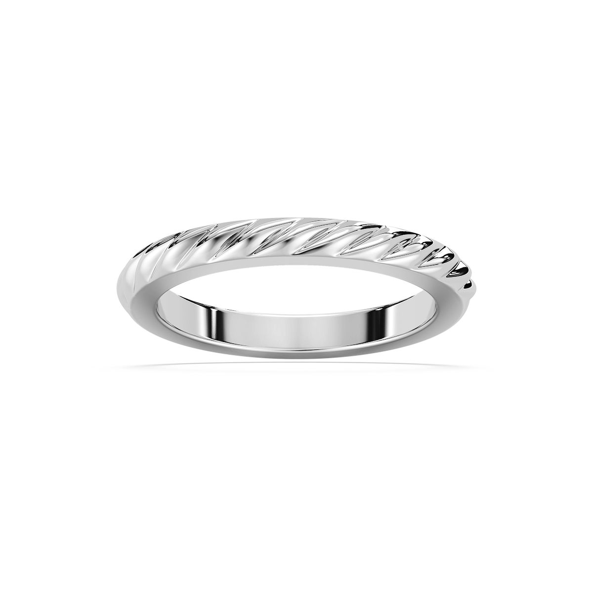 Lille 2.50mm Twist Plain Metal Band