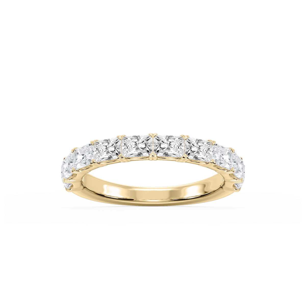 Mae Radiant Lab Grown Diamond East West V-Prong Anniversary Band