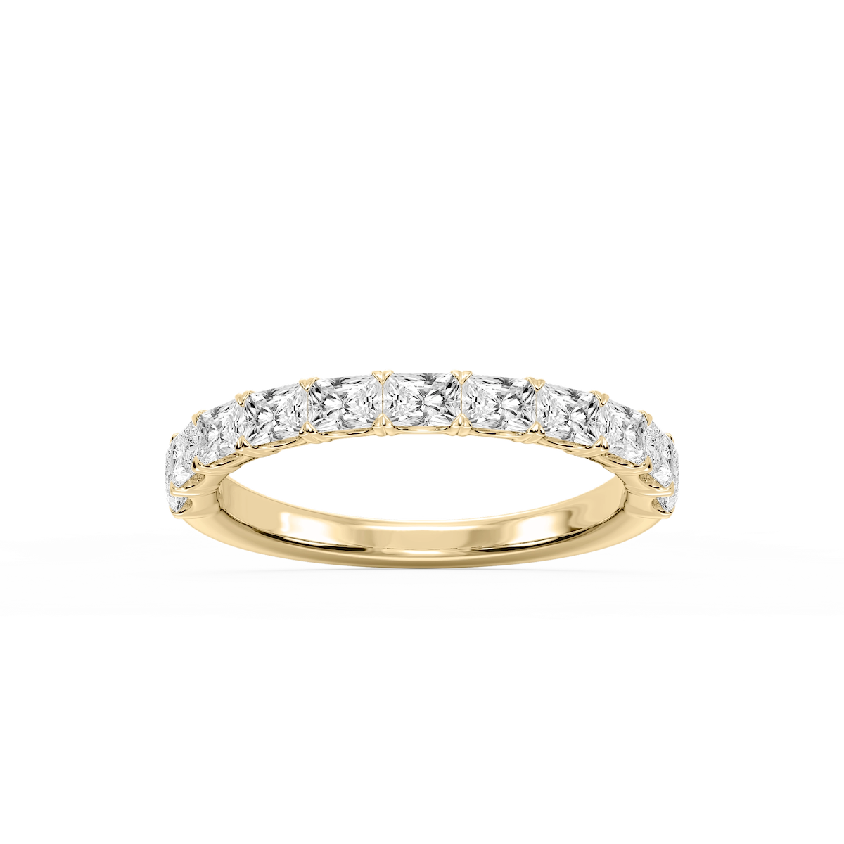 Mae Radiant Lab Grown Diamond East West V-Prong Anniversary Band