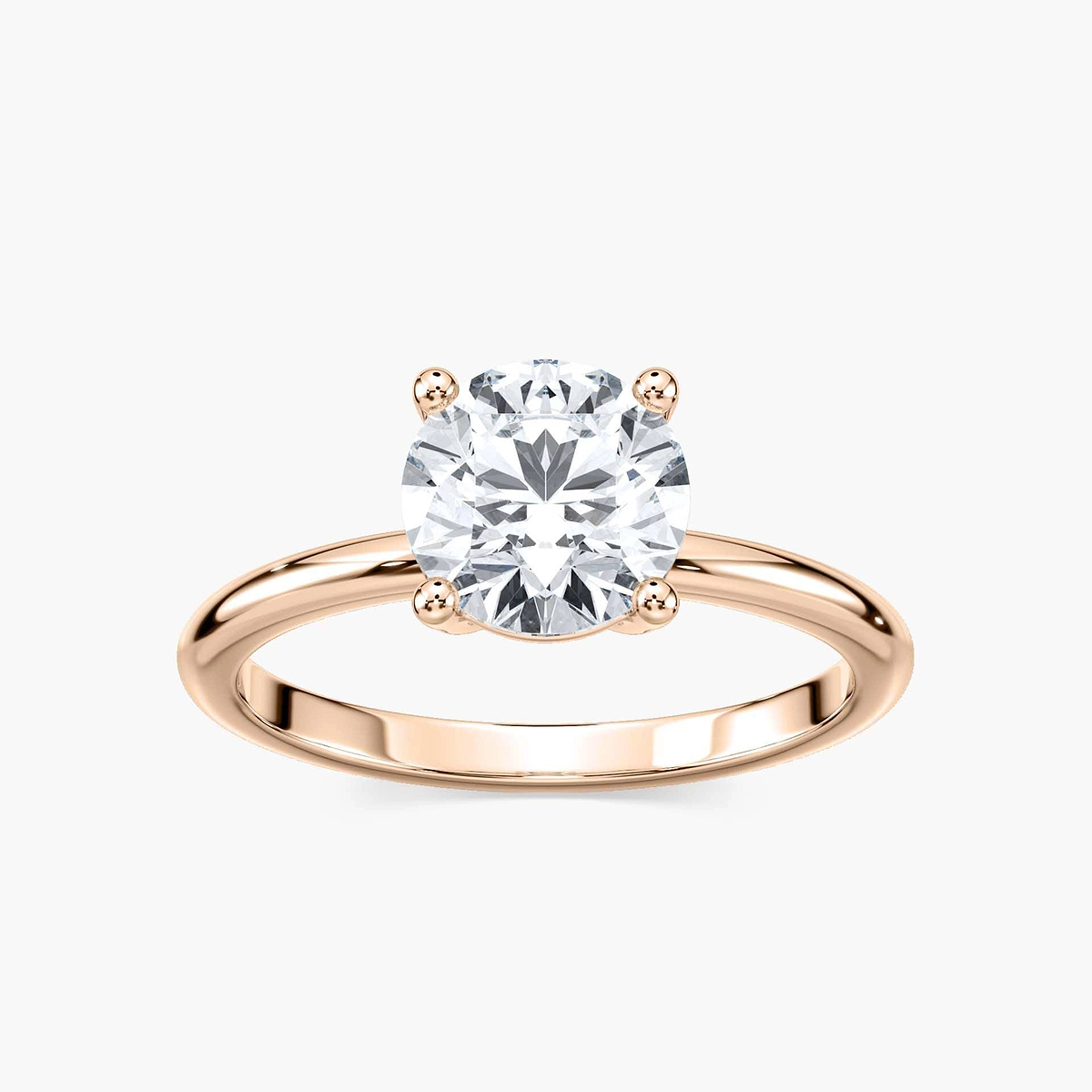 Maggie Lab Grown Diamond Claw Prong Solitaire Engagement Ring