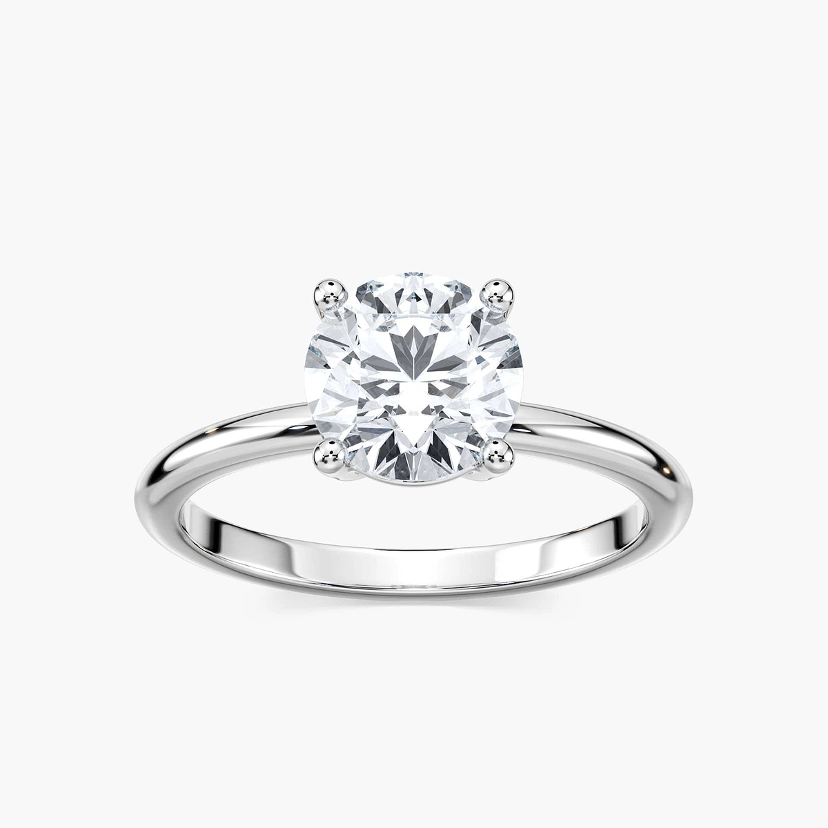 Maggie Lab Grown Diamond Claw Prong Solitaire Engagement Ring