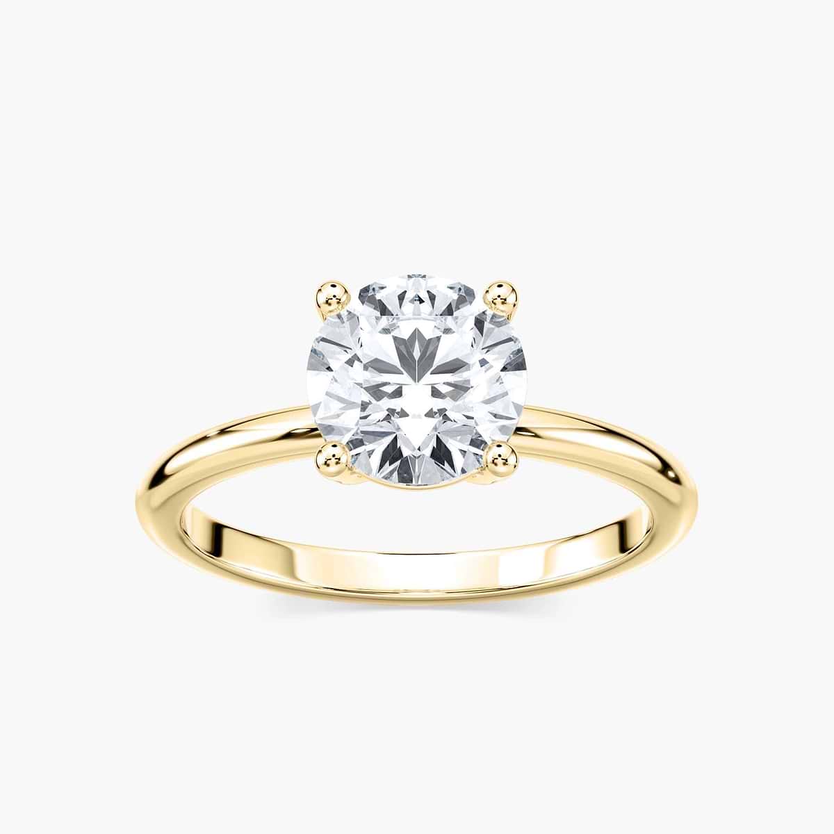 Maggie Lab Grown Diamond Claw Prong Solitaire Engagement Ring