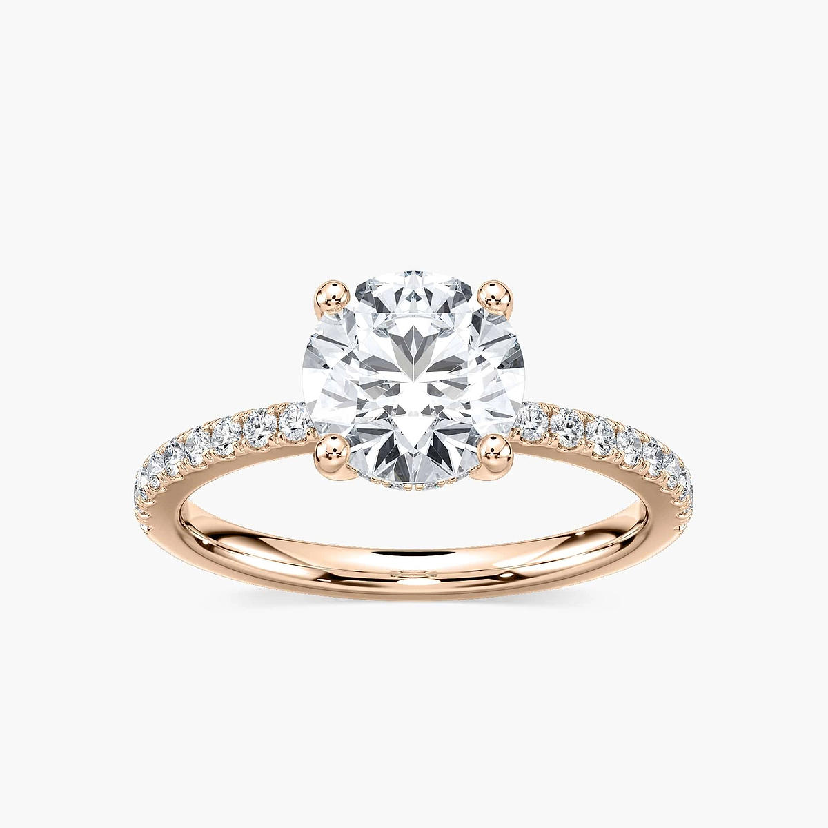 Margot Lab Grown Diamond Hidden Halo Engagement Ring