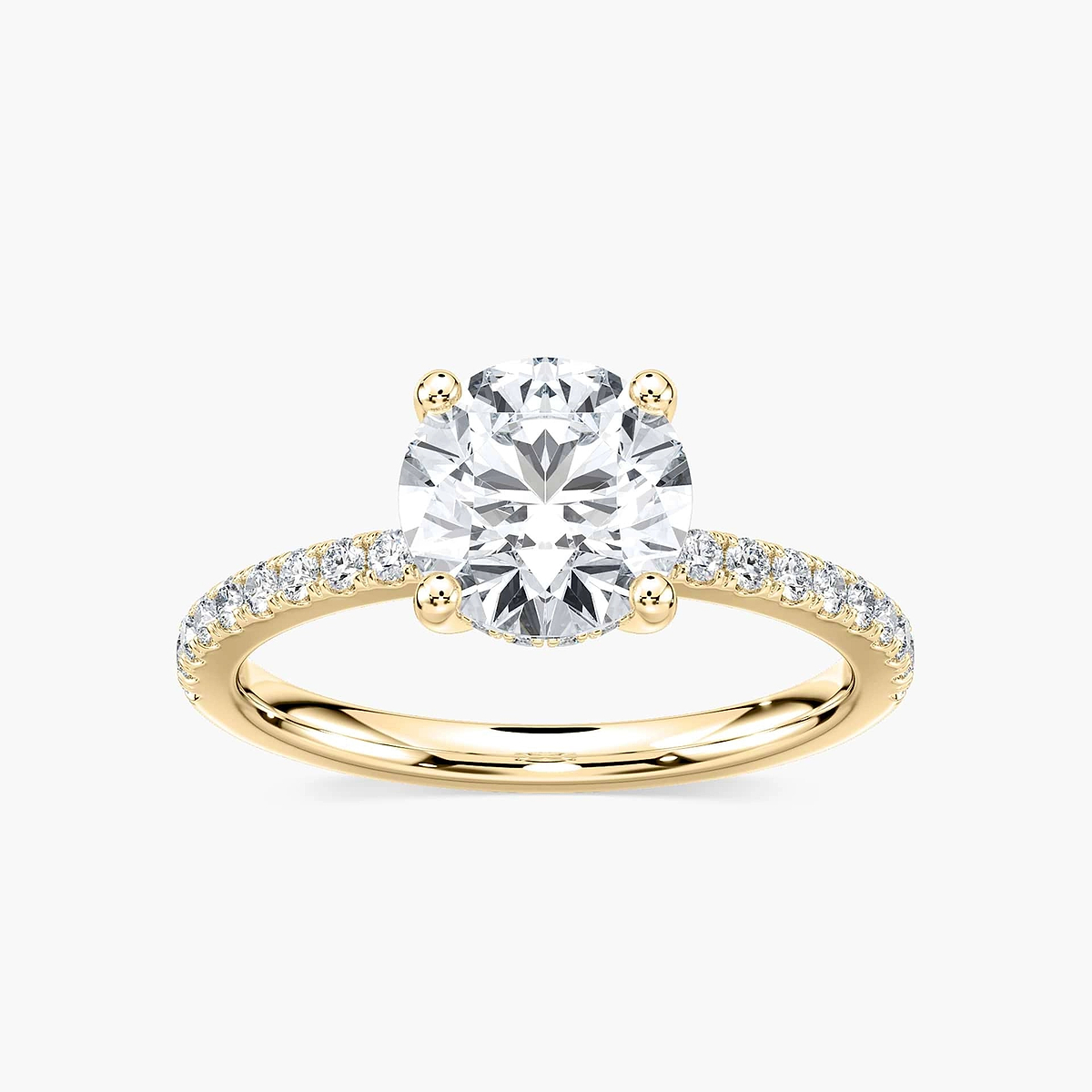 Margot Lab Grown Diamond Hidden Halo Engagement Ring
