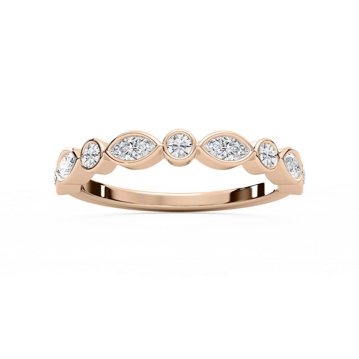 Marquise Bezel Stack Ring