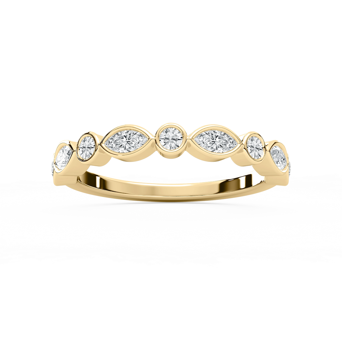 Marquise Bezel Stack Ring