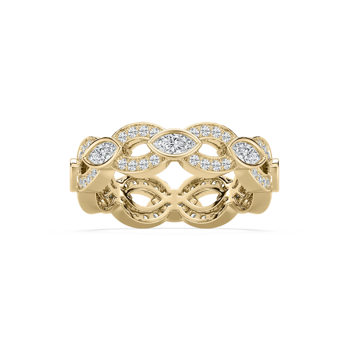 Marquise Lab Grown Diamond Infinity Band