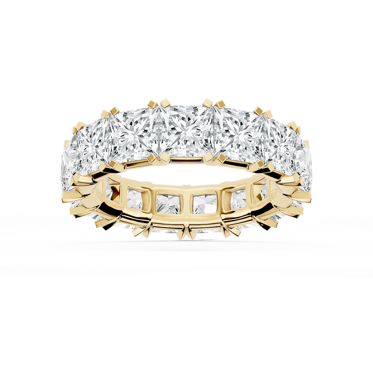 Morgan Princess Lab Grown Diamond Classic Four Prong Eternity Band