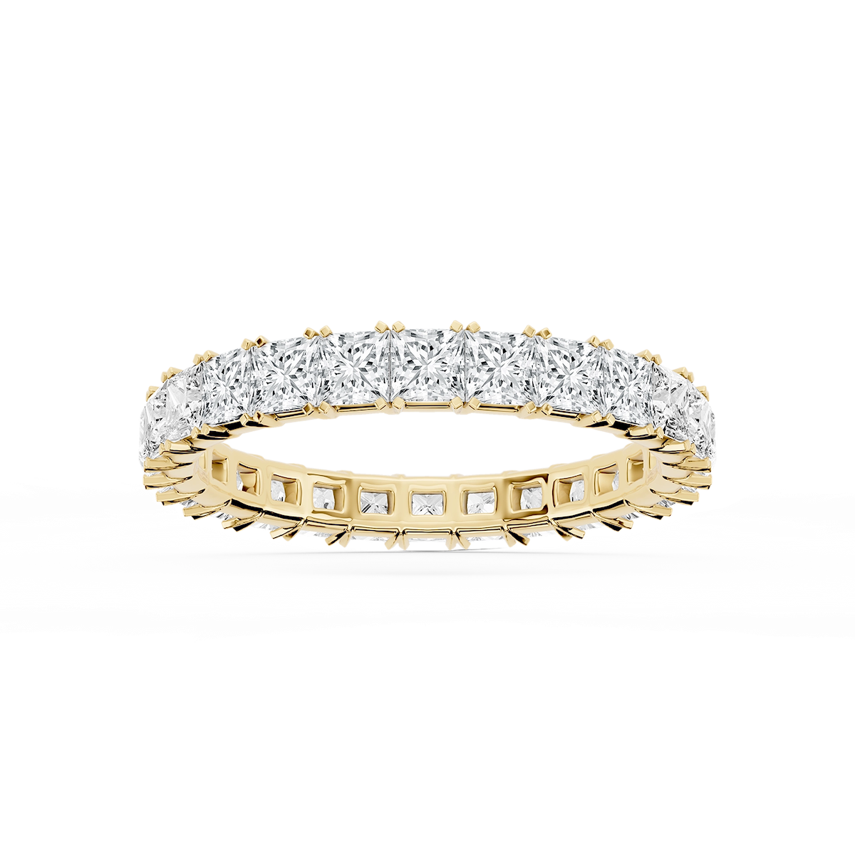 Morgan Princess Lab Grown Diamond Classic Four Prong Eternity Band