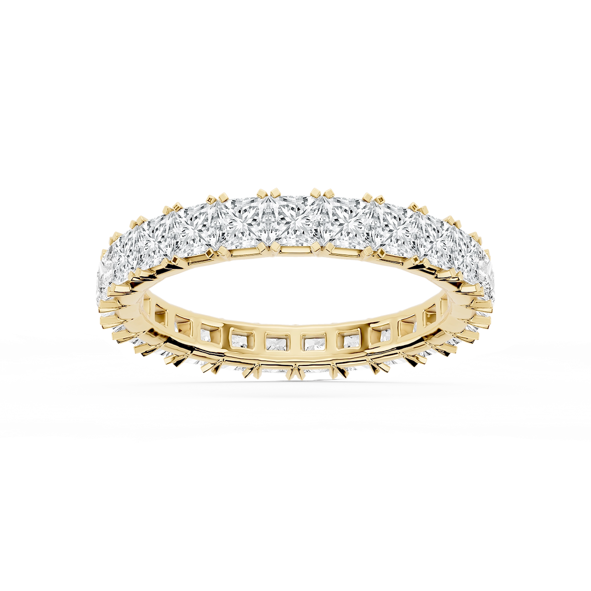Morgan Princess Lab Grown Diamond Classic Four Prong Eternity Band