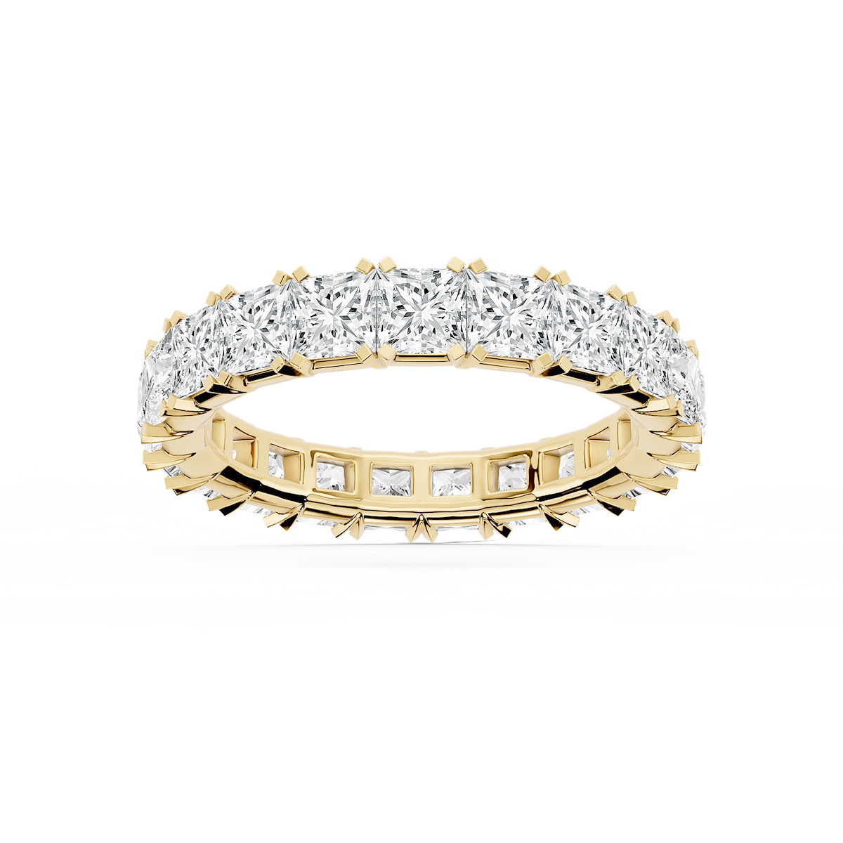Morgan Princess Lab Grown Diamond Classic Four Prong Eternity Band