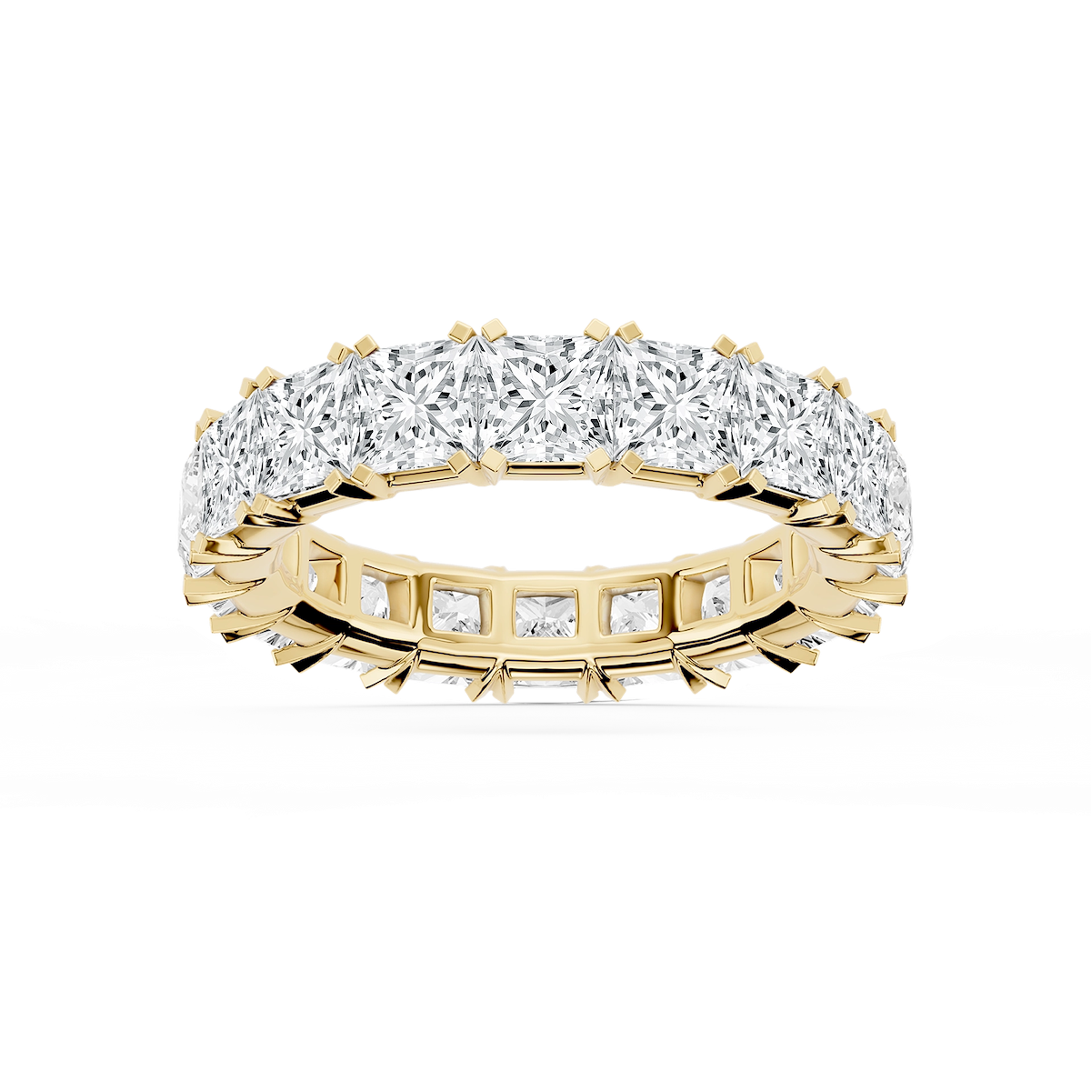 Morgan Princess Lab Grown Diamond Classic Four Prong Eternity Band