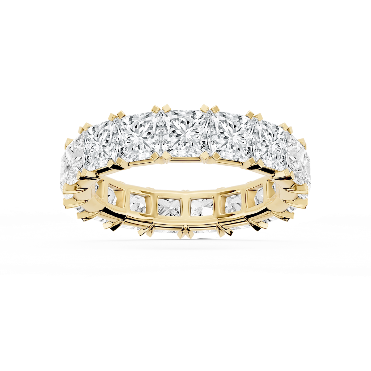 Morgan Princess Lab Grown Diamond Classic Four Prong Eternity Band