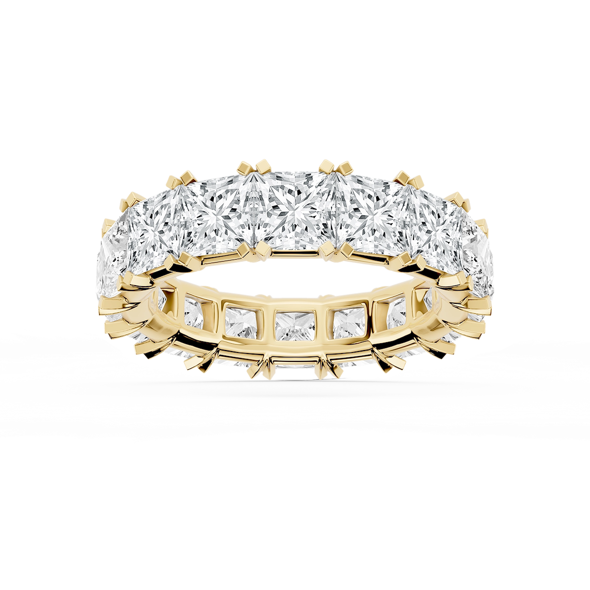 Morgan Princess Lab Grown Diamond Classic Four Prong Eternity Band
