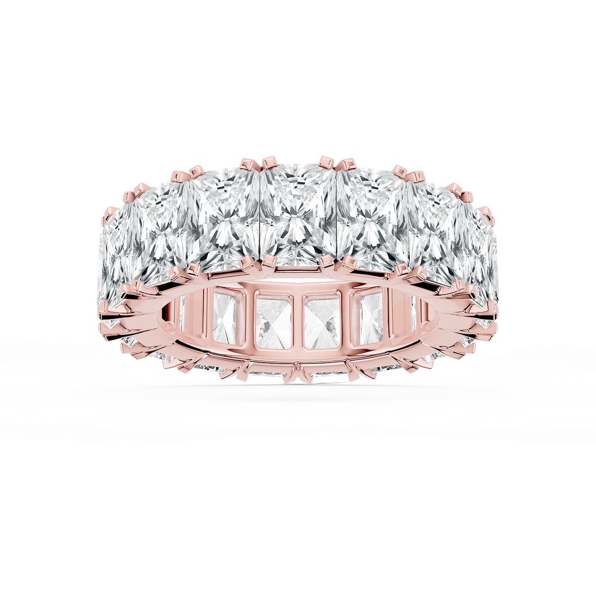 Morgan Radiant Lab Grown Diamond Classic Four Prong Eternity Band