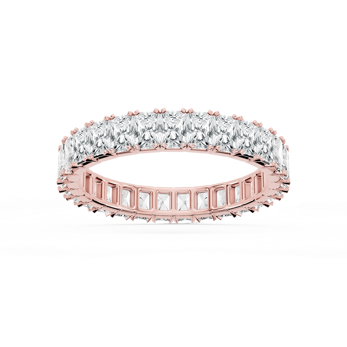 Morgan Radiant Lab Grown Diamond Classic Four Prong Eternity Band
