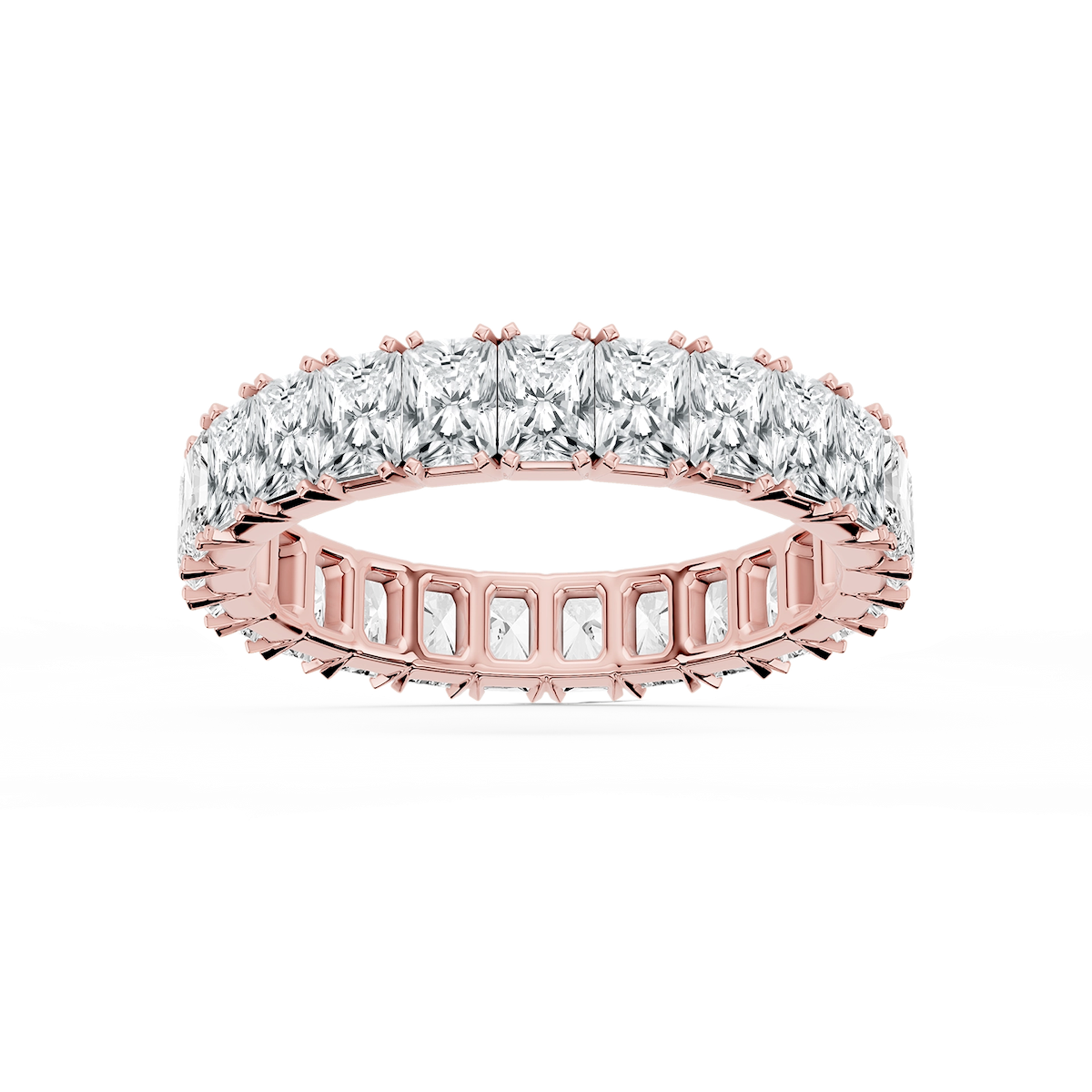 Morgan Radiant Lab Grown Diamond Classic Four Prong Eternity Band