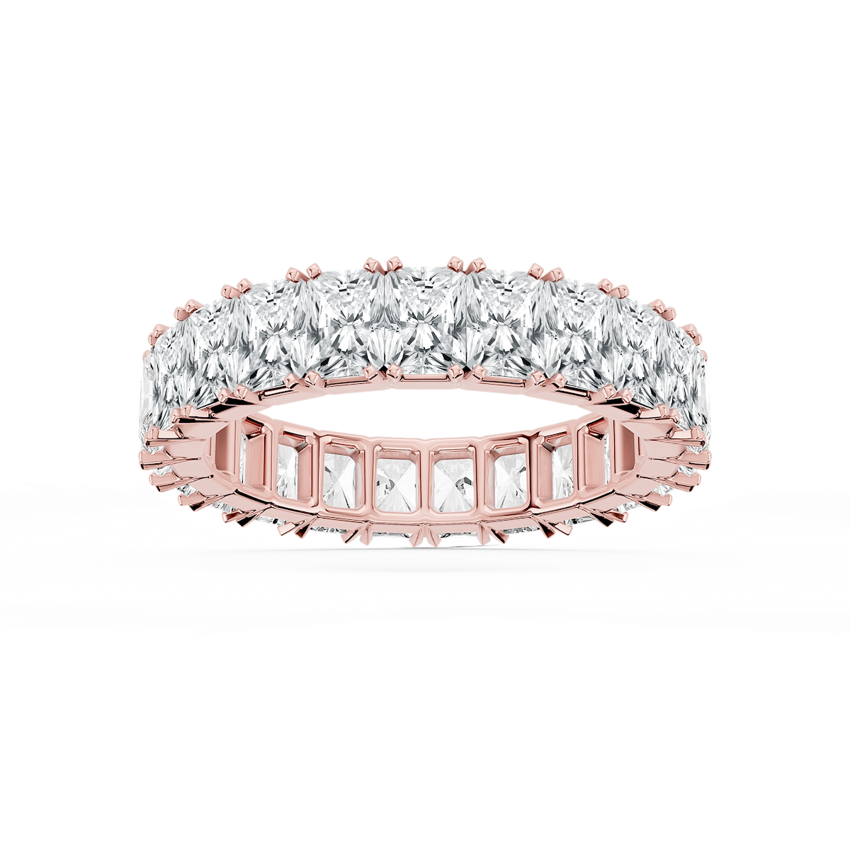 Morgan Radiant Lab Grown Diamond Classic Four Prong Eternity Band