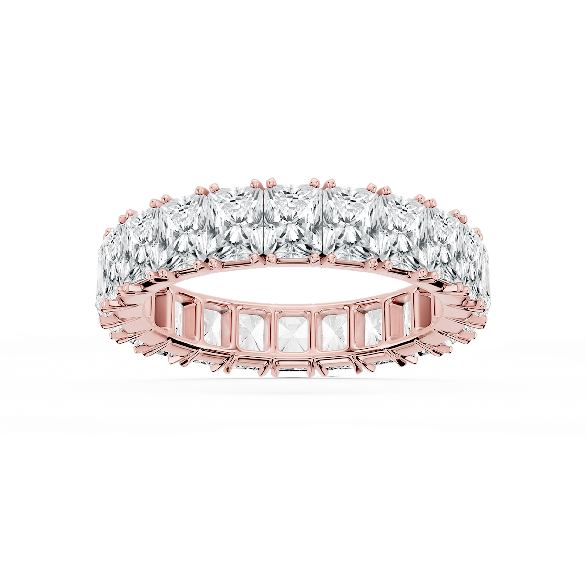 Morgan Radiant Lab Grown Diamond Classic Four Prong Eternity Band