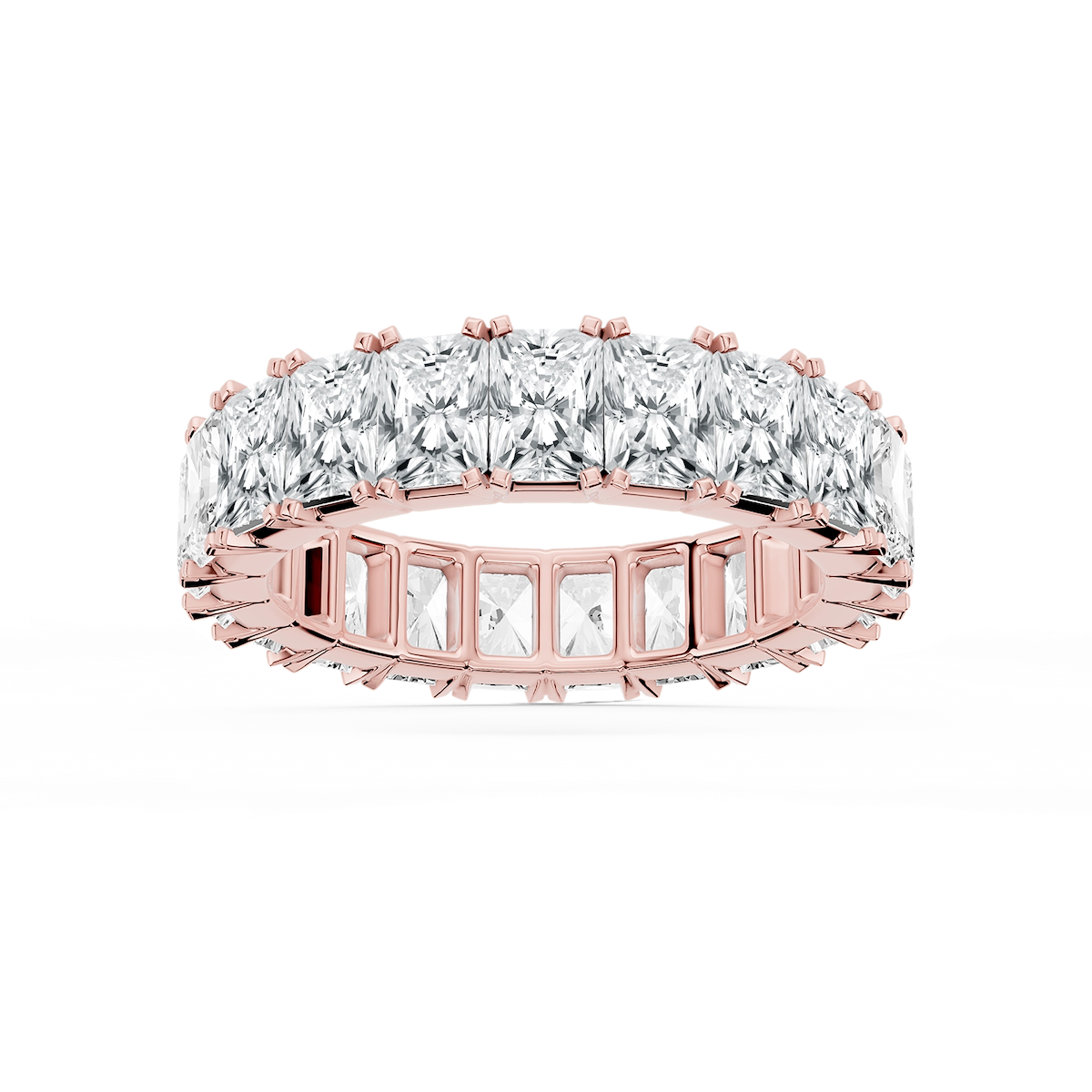 Morgan Radiant Lab Grown Diamond Classic Four Prong Eternity Band
