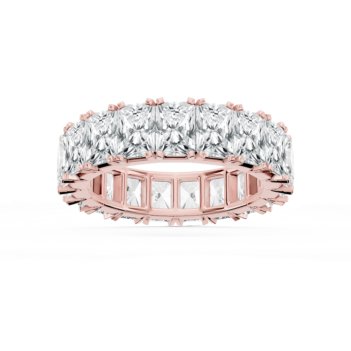 Morgan Radiant Lab Grown Diamond Classic Four Prong Eternity Band