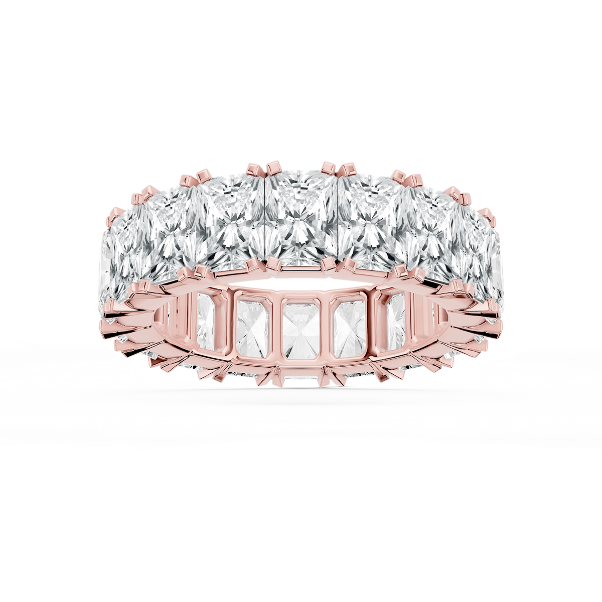 Morgan Radiant Lab Grown Diamond Classic Four Prong Eternity Band