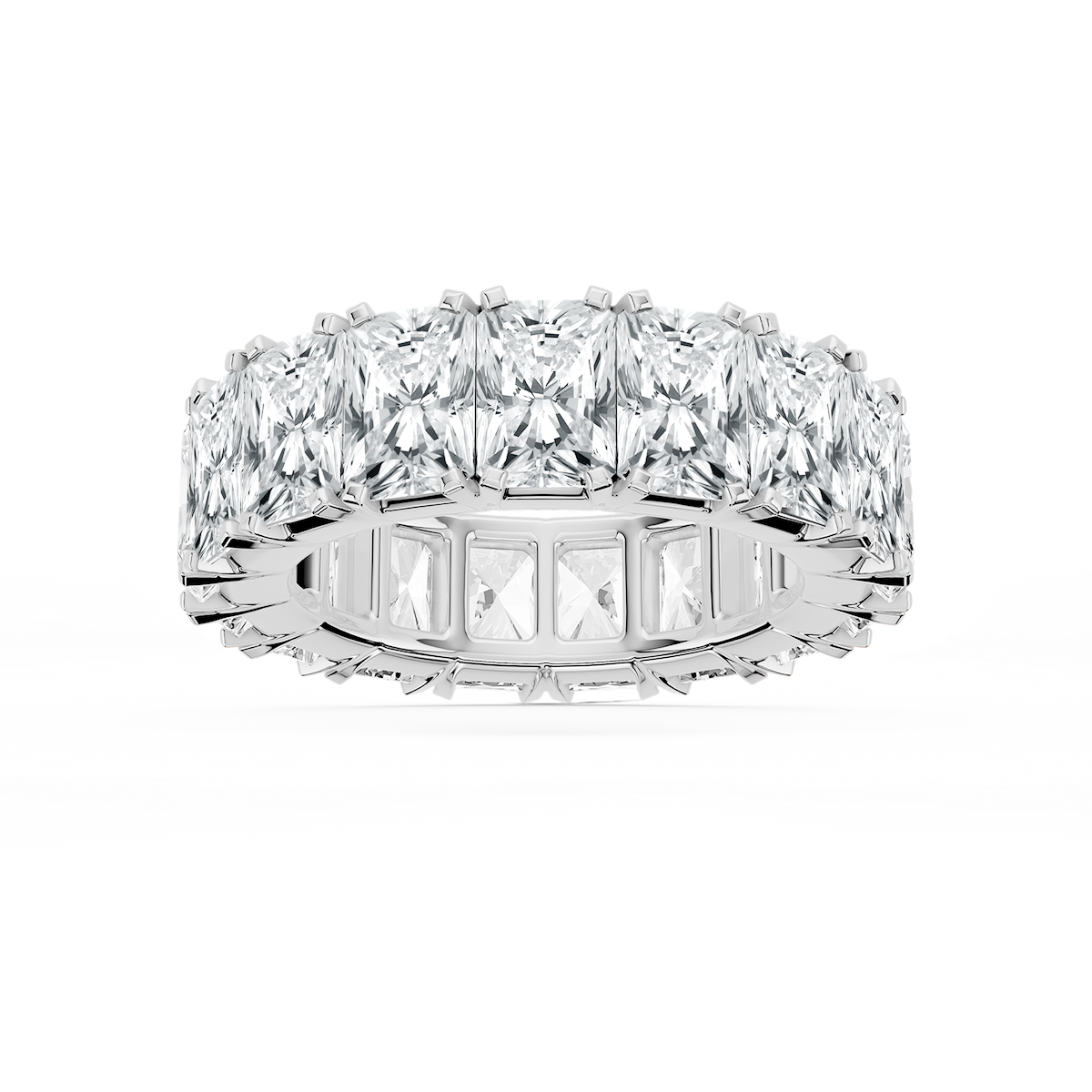 Zora Round Lab Grown Diamond Single Shared Prong Eternity Band