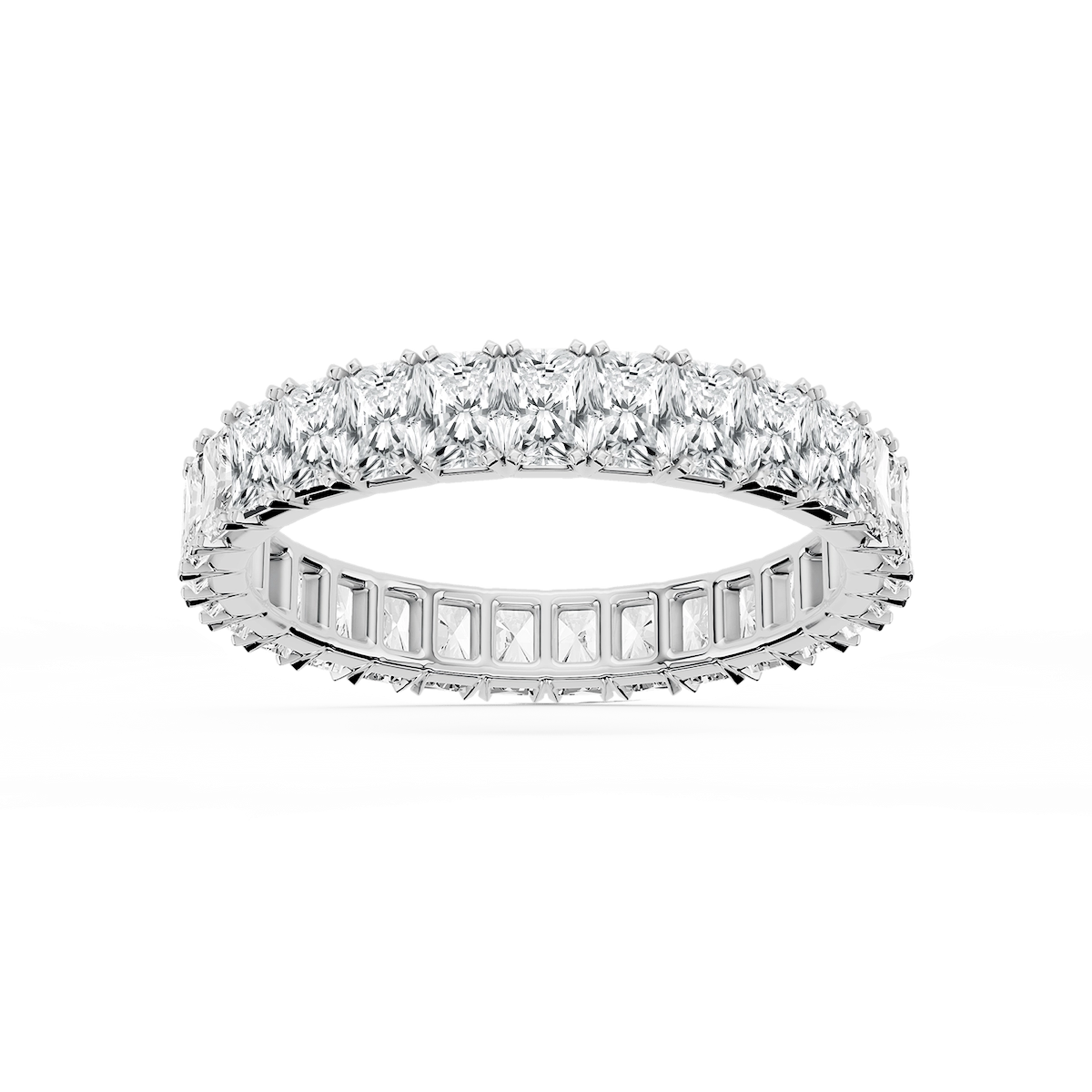 Morgan Radiant Lab Grown Diamond Classic Four Prong Eternity Band