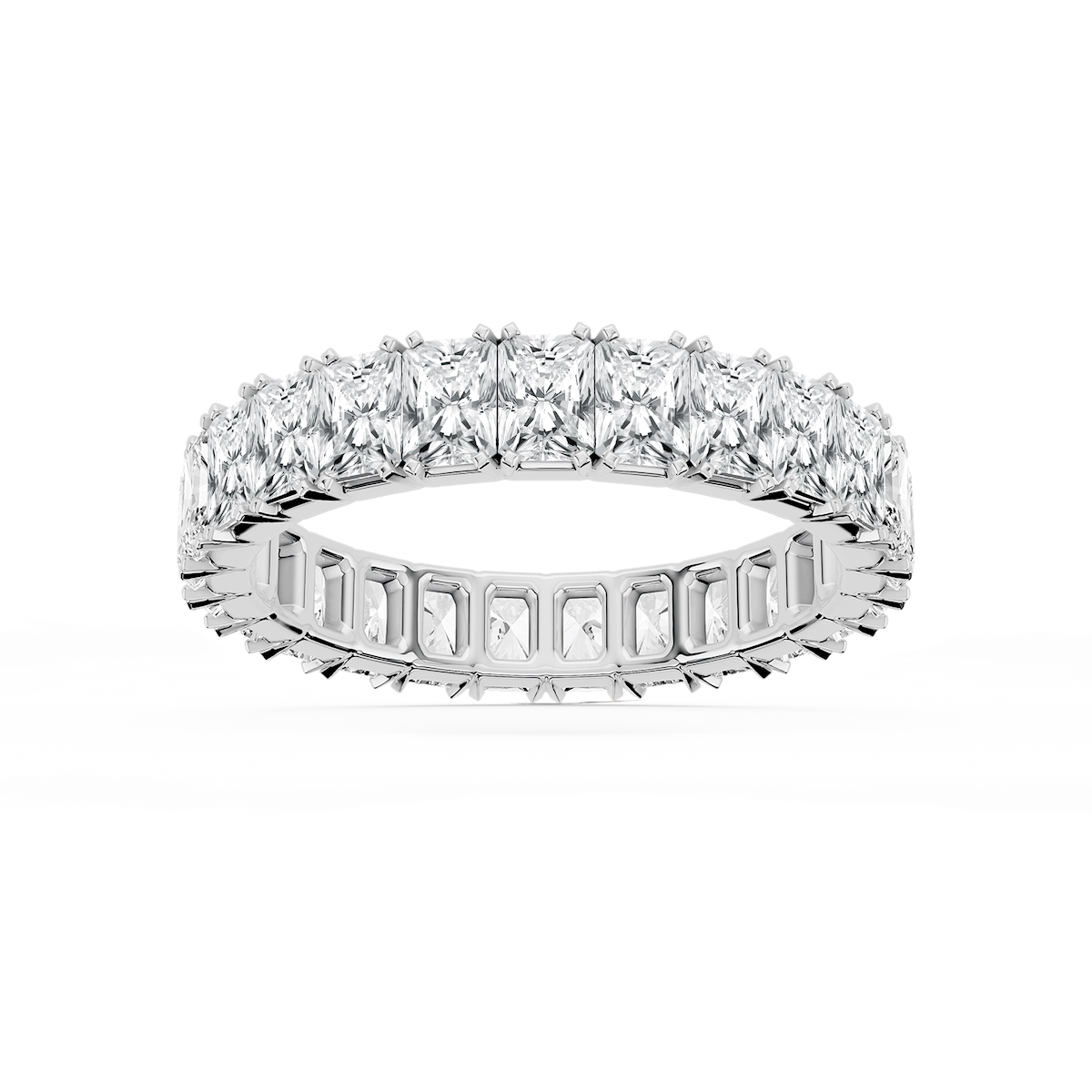 Morgan Radiant Lab Grown Diamond Classic Four Prong Eternity Band
