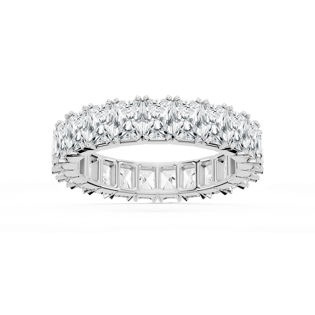 Morgan Radiant Lab Grown Diamond Classic Four Prong Eternity Band