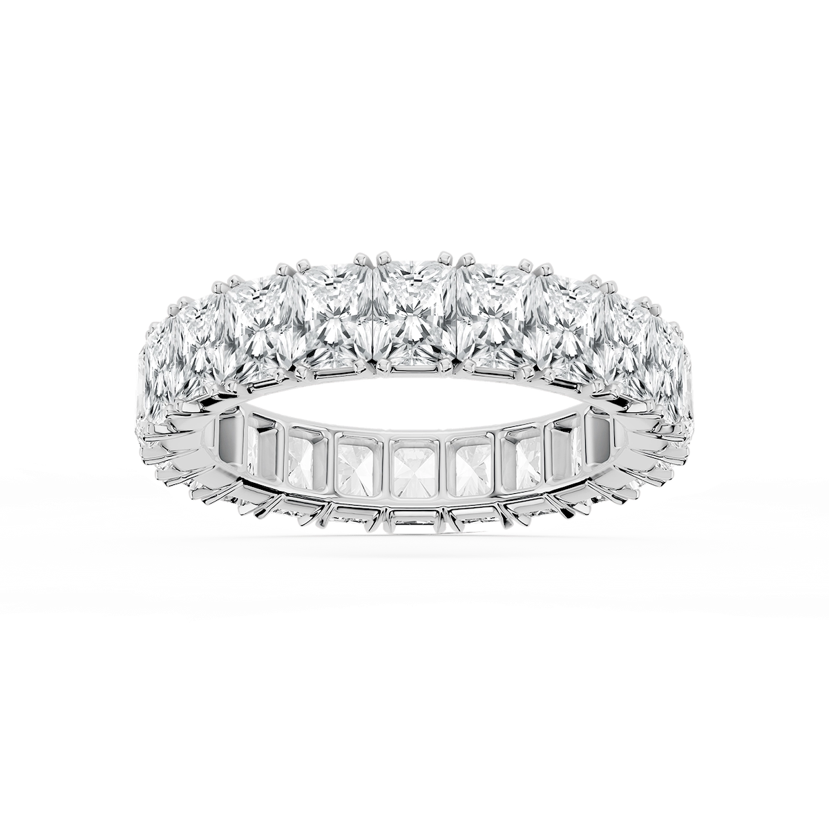 Morgan Radiant Lab Grown Diamond Classic Four Prong Eternity Band