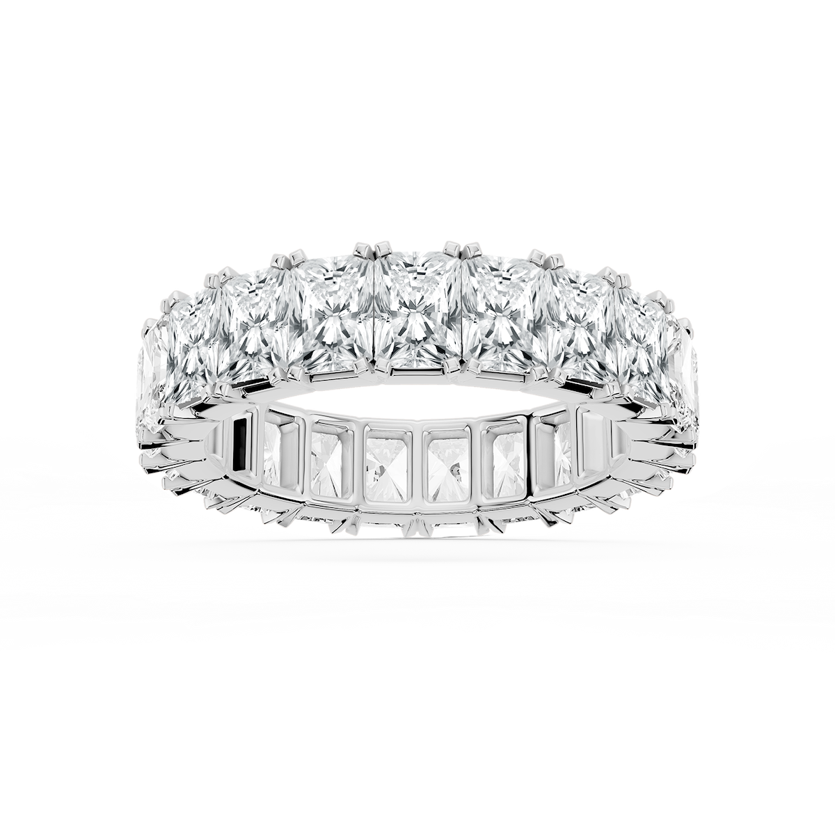 Zora Round Lab Grown Diamond Single Shared Prong Eternity Band