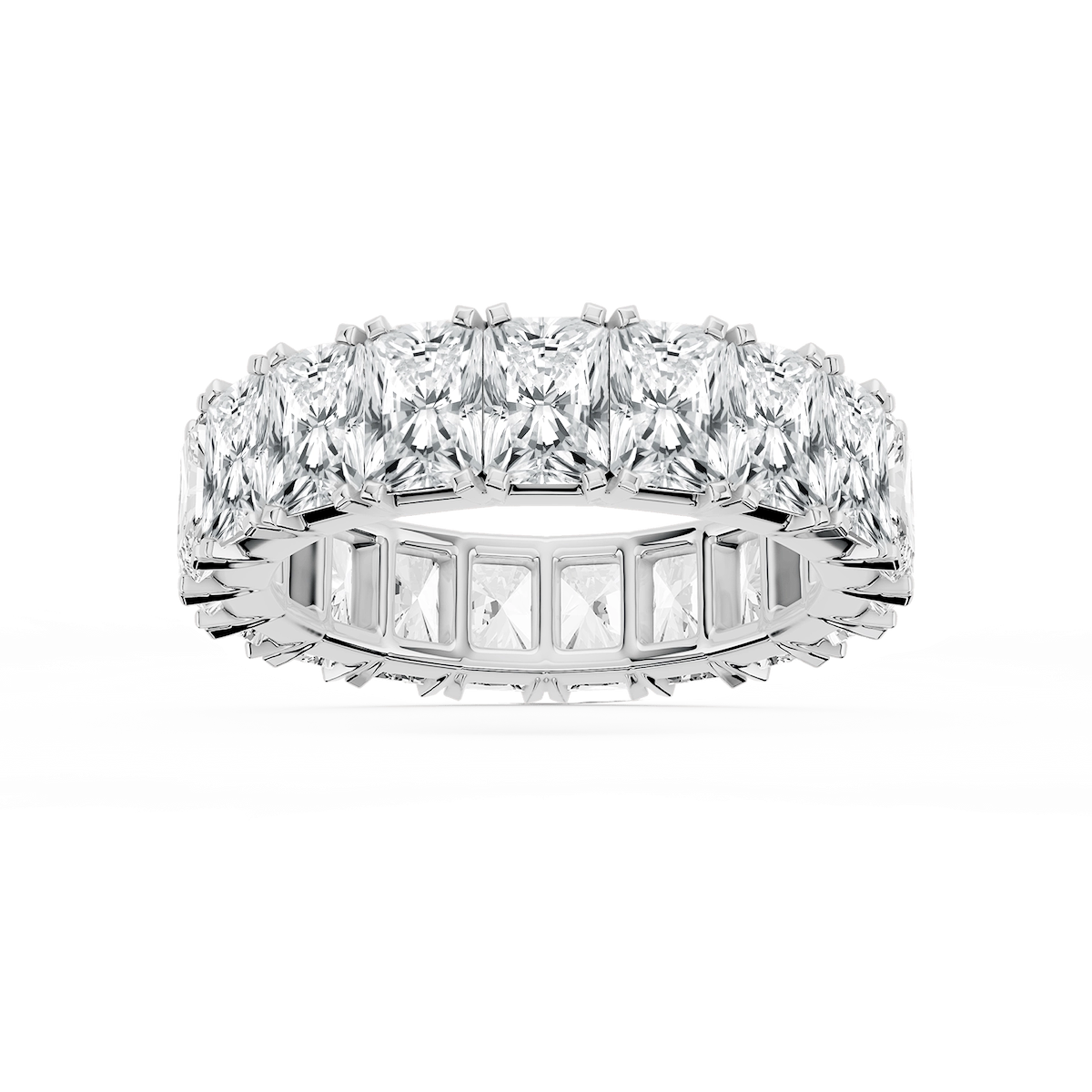 Morgan Radiant Lab Grown Diamond Classic Four Prong Eternity Band