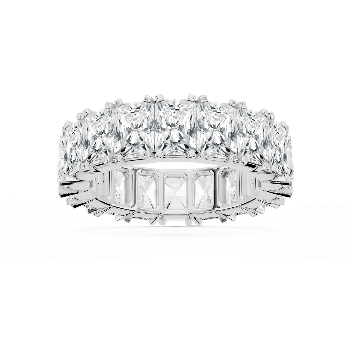 Morgan Radiant Lab Grown Diamond Classic Four Prong Eternity Band