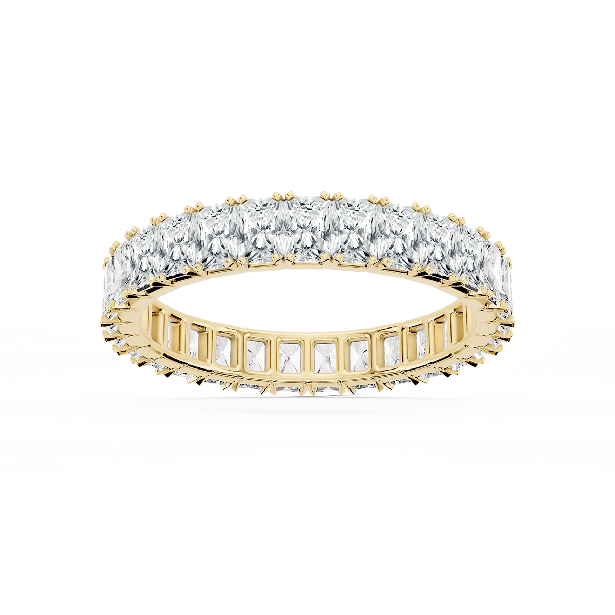 Zora Round Lab Grown Diamond Single Shared Prong Eternity Band