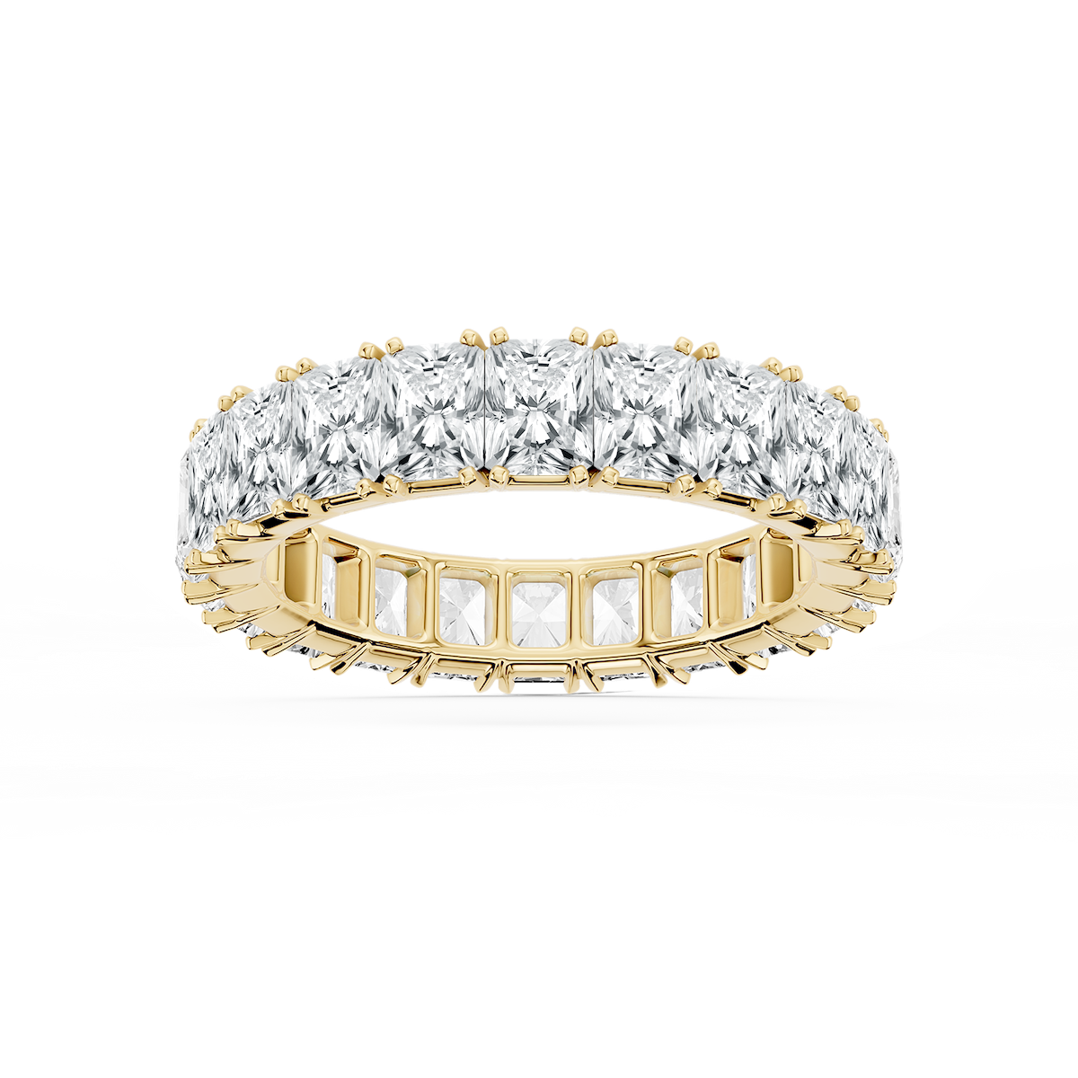 Zora Round Lab Grown Diamond Single Shared Prong Eternity Band