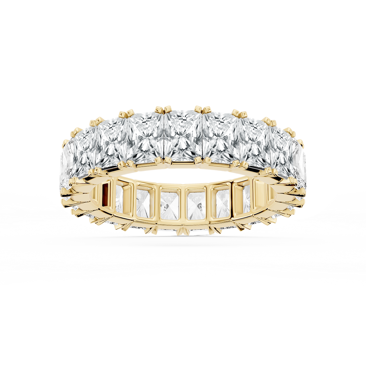 Zora Round Lab Grown Diamond Single Shared Prong Eternity Band