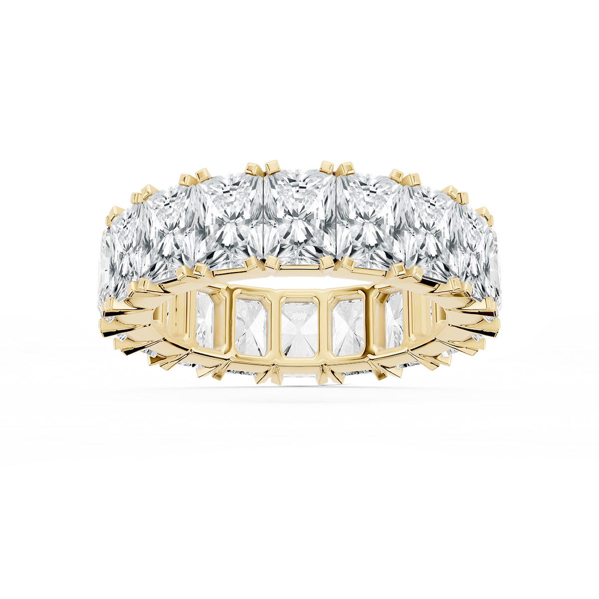 Zora Round Lab Grown Diamond Single Shared Prong Eternity Band