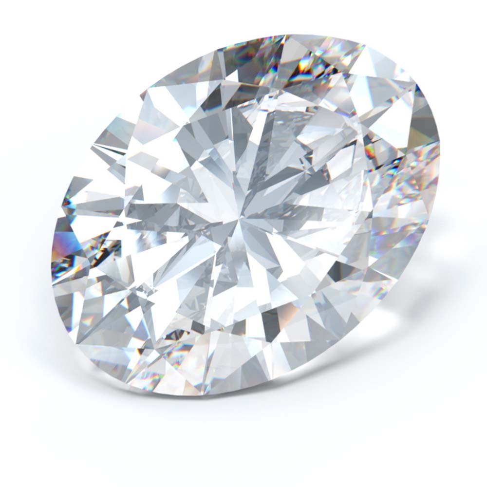 1.06 Carat Oval Shaped, Excellent Cut, D Color, VVS2 Clarity, IGI Certified Lab Grown Diamond
