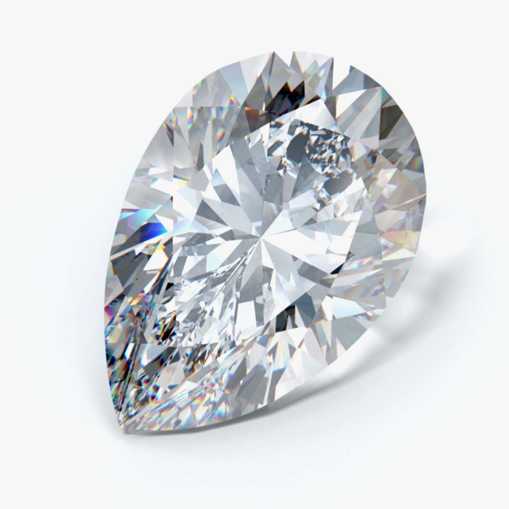 1.19 Carat Pear Shaped, Ideal Cut, E Color, VS1 Clarity, IGI Certified Lab Grown Diamond