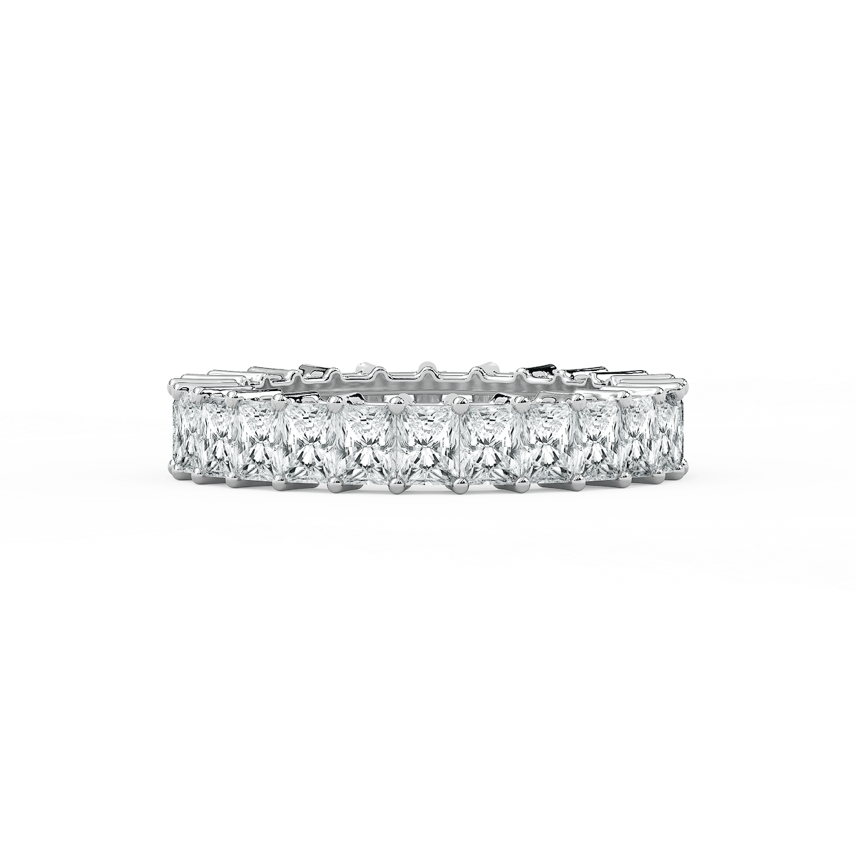 Hadassah Radiant Lab Grown Diamond Shared Prong Eternity Band