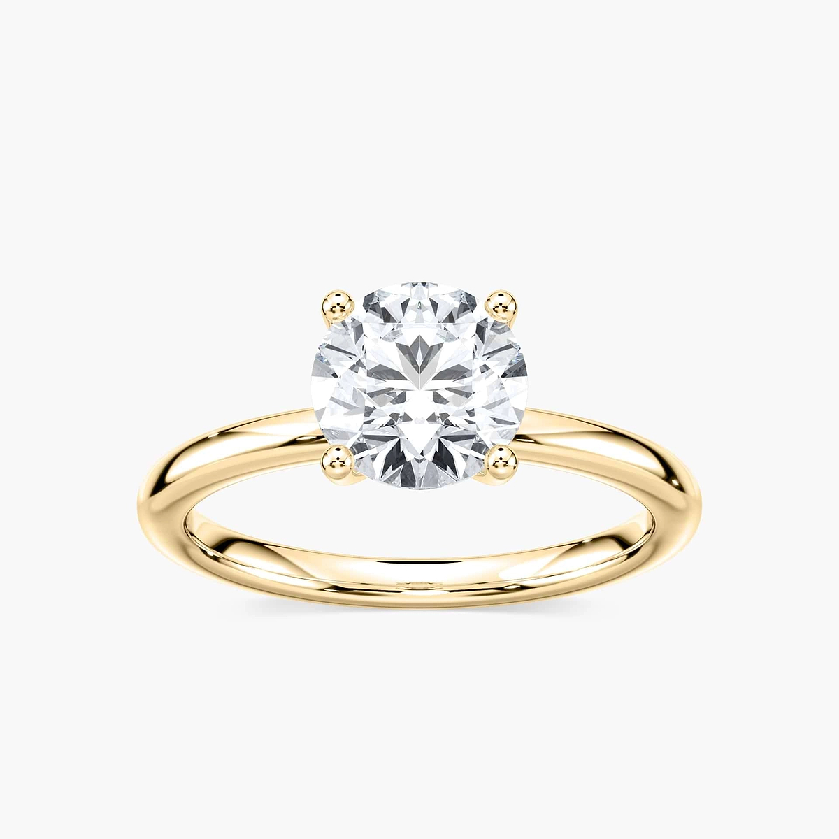 Rosey Lab Grown Diamond Flowering Solitaire Engagement Ring