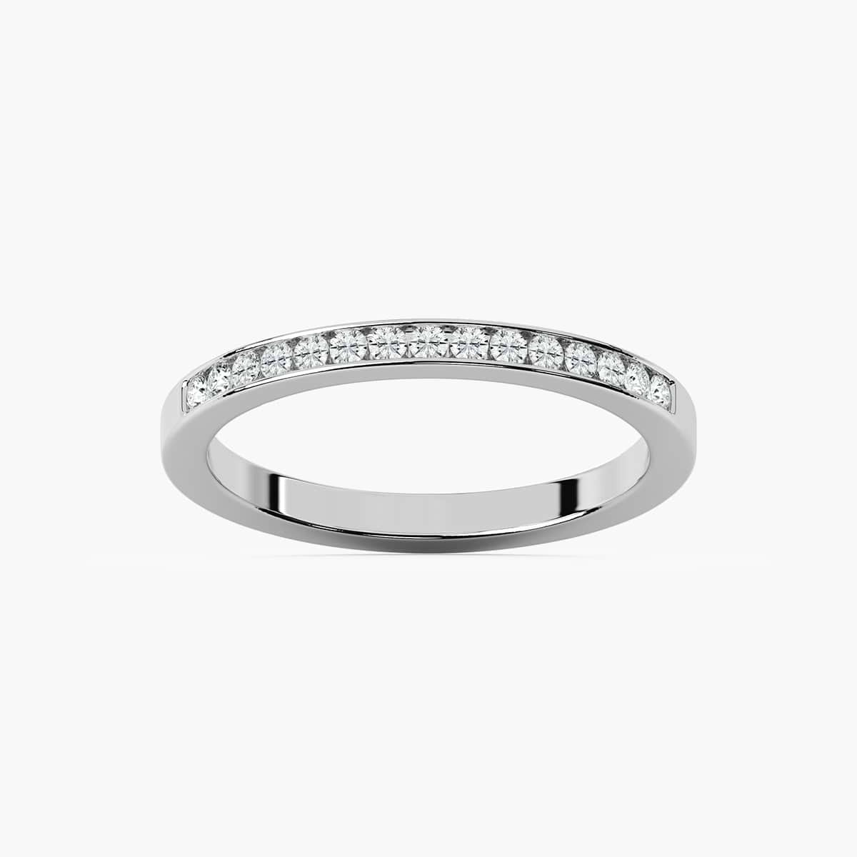Margo 1/5 ctw Round Lab Grown Diamond Channel Set Wedding Band