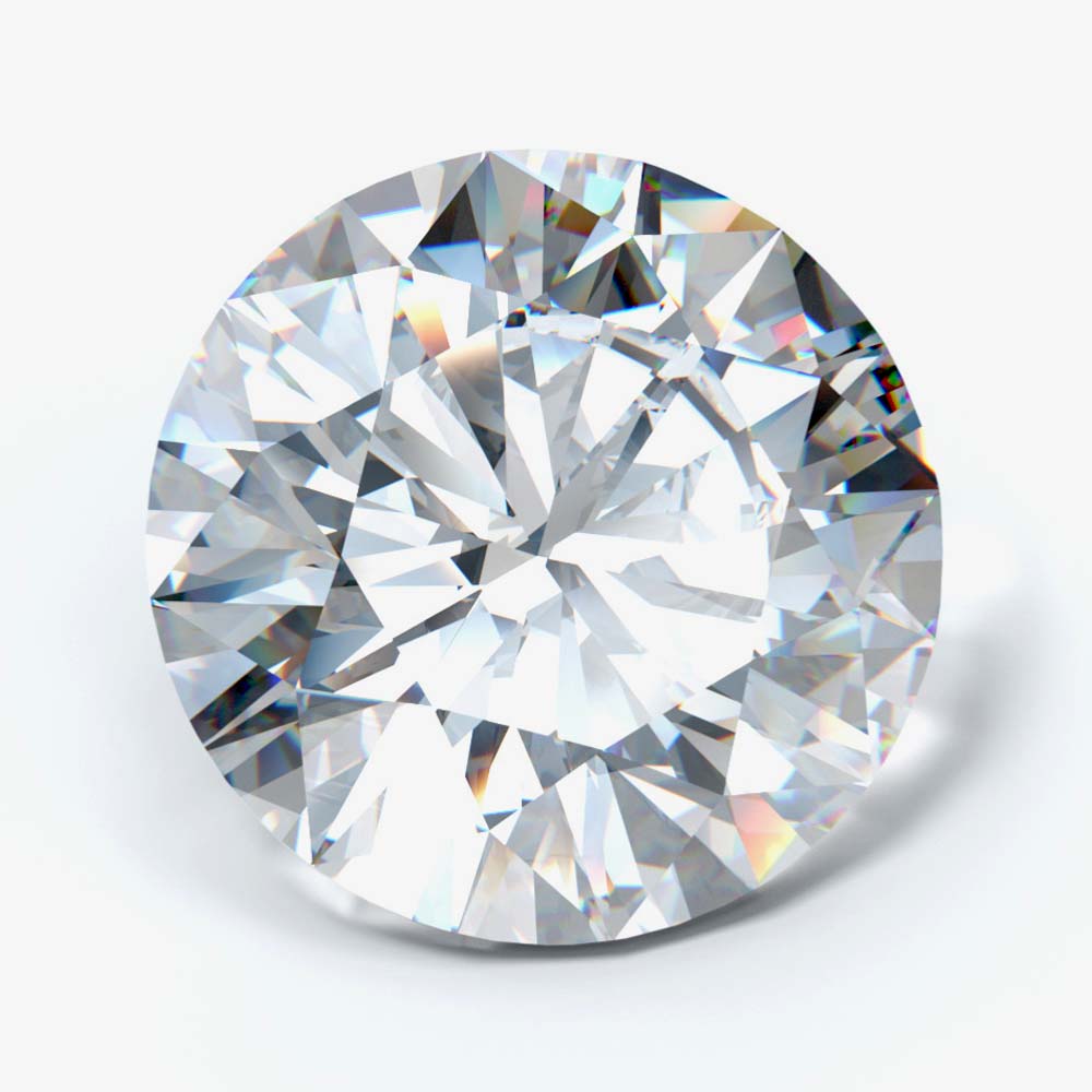 2.06 Carat Round Shaped, Ideal Cut, E Color, VVS2 Clarity, IGI Certified Lab Grown Diamond