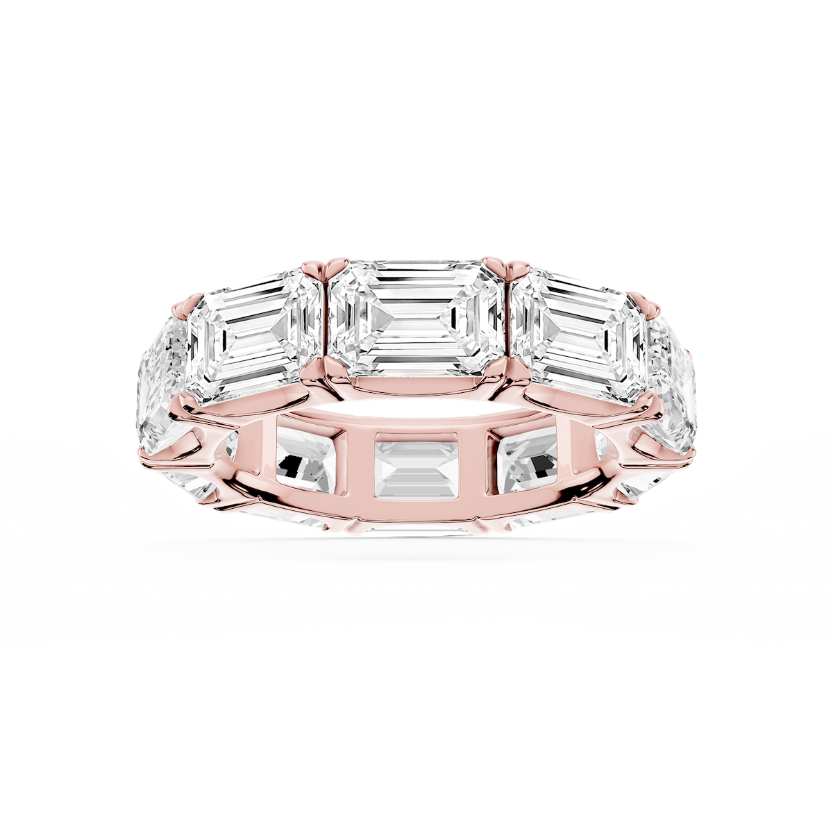 Shiloh Oval Lab Grown Diamond East West Eternity Band