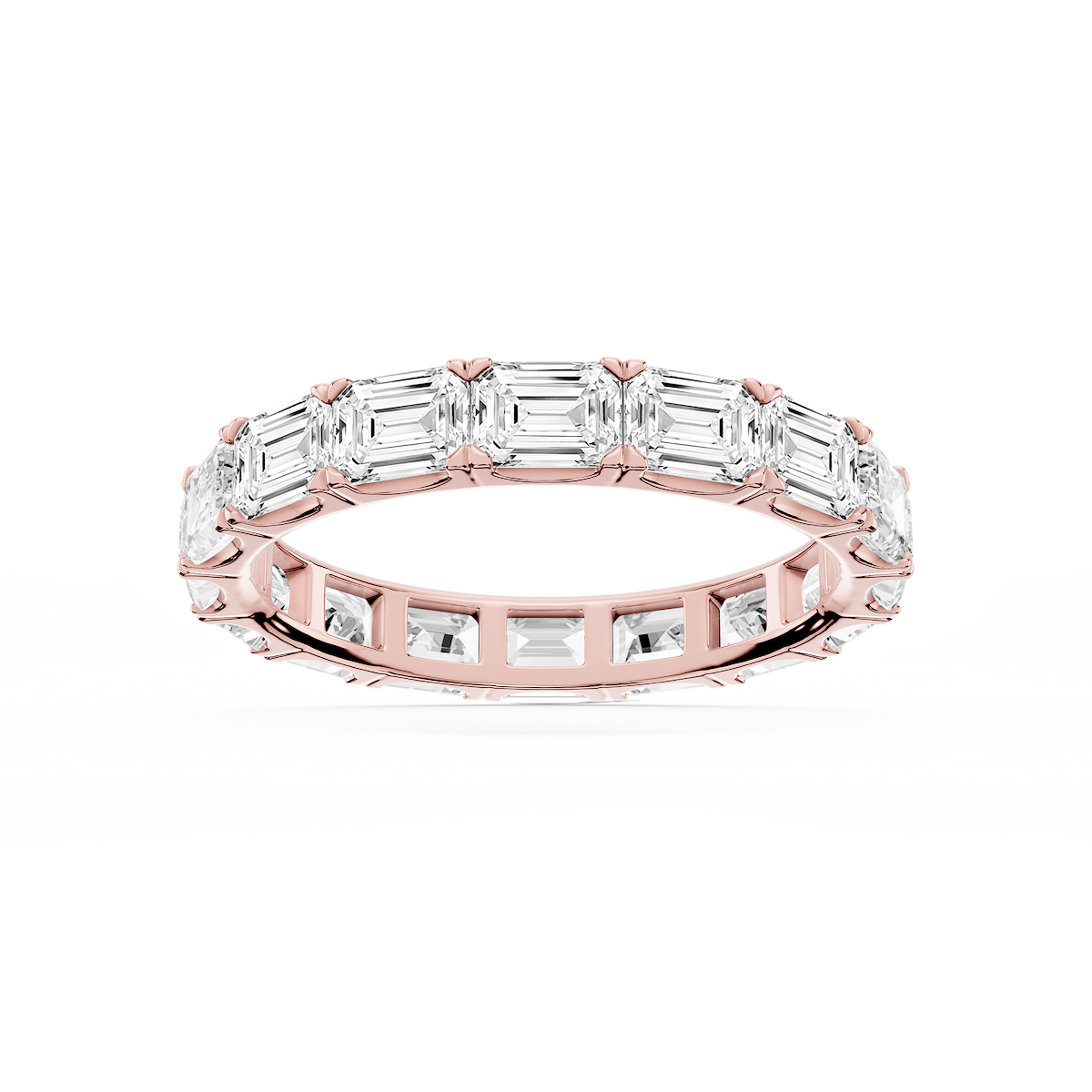 Shiloh Oval Lab Grown Diamond East West Eternity Band