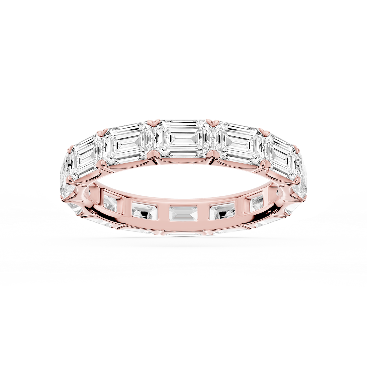 Shiloh Oval Lab Grown Diamond East West Eternity Band