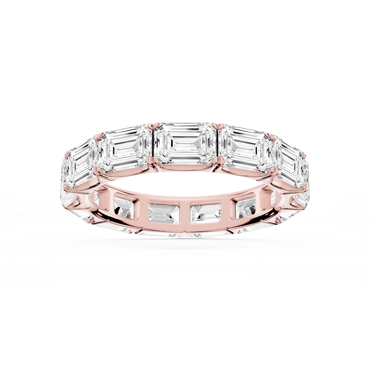 Shiloh Oval Lab Grown Diamond East West Eternity Band