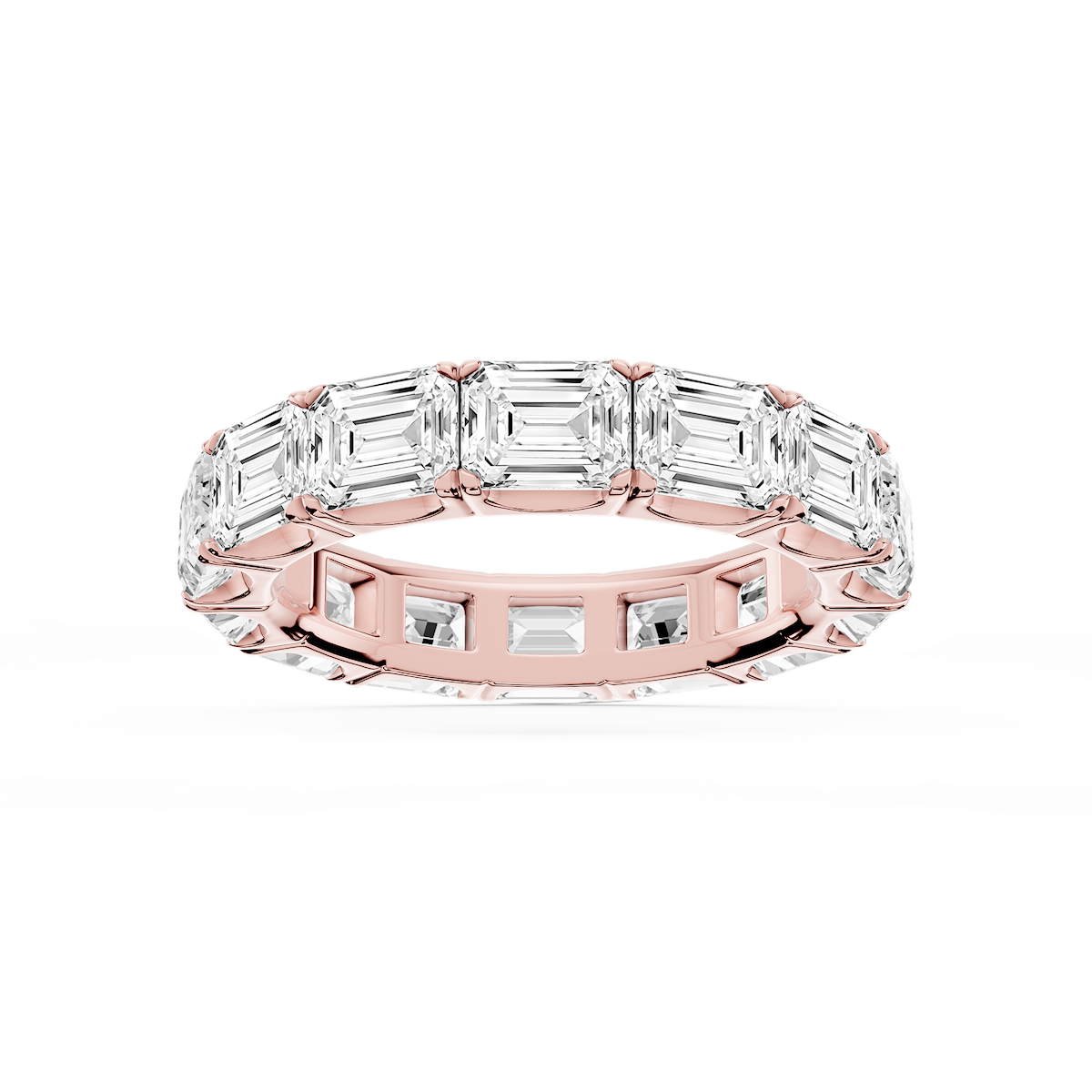 Shiloh Oval Lab Grown Diamond East West Eternity Band