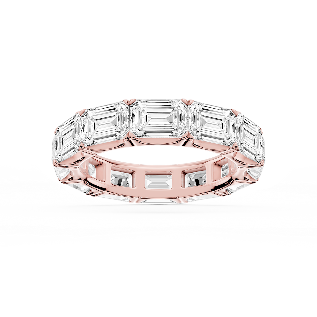 Shiloh Oval Lab Grown Diamond East West Eternity Band